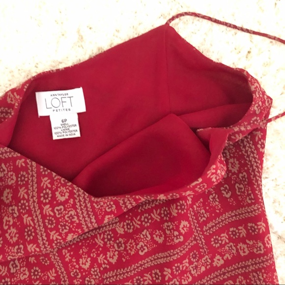 The Loft: pretty floral dress with spaghetti straps - Picture 7 of 8